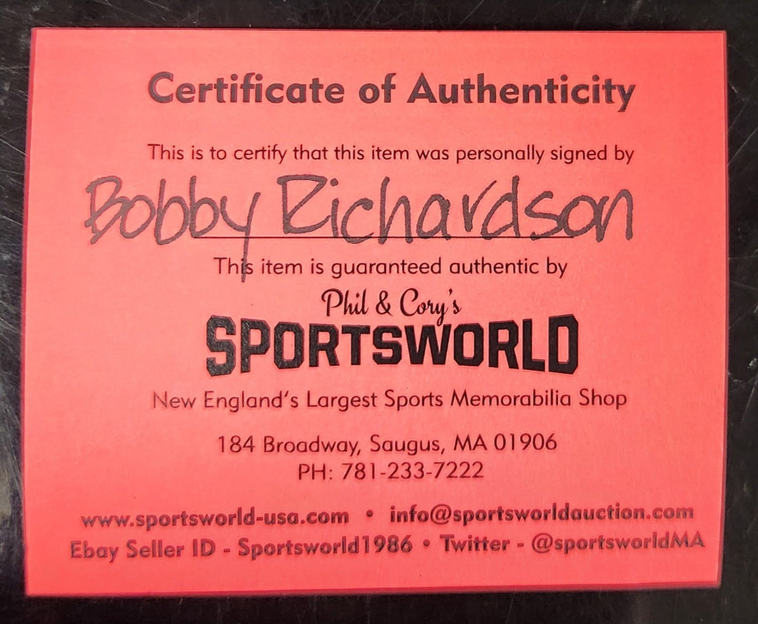 Bobby Richardson Signed Inscribed American League Baseball New York Yankees COA