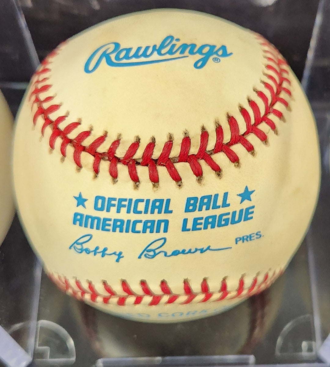Bobby Doerr Signed American League Baseball Boston Red Sox HOF COA