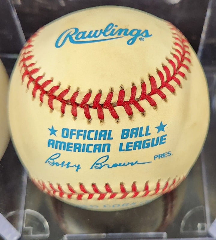 Bobby Doerr Signed American League Baseball Boston Red Sox HOF COA
