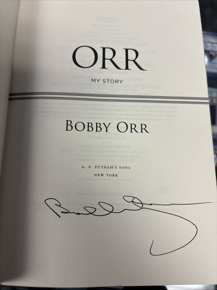 Bobby Orr Autographed My Story Book Authentic Autograph