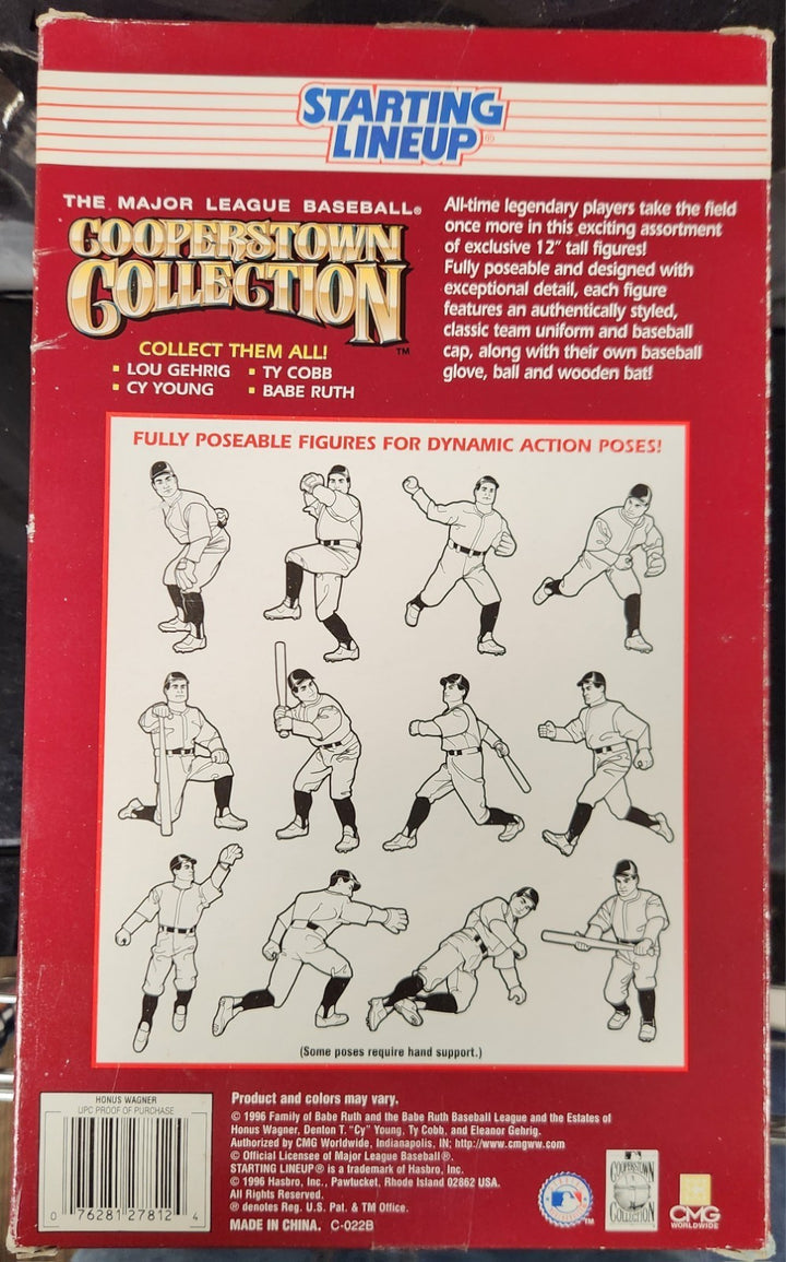 Honus Wagner 1996 Hasbro Starting Lineup Cooperstown Collection 12 Inch Figure