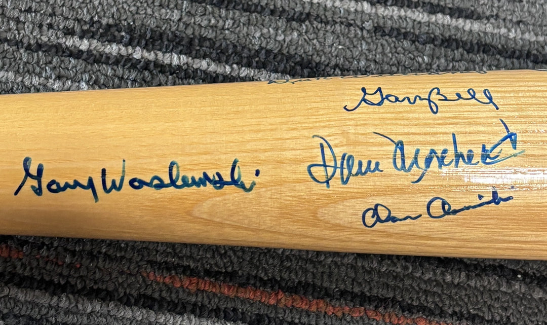 1967 Red Sox Impossible Dream Team Signed Bat Yaz Williams Scott 111/250 JSA