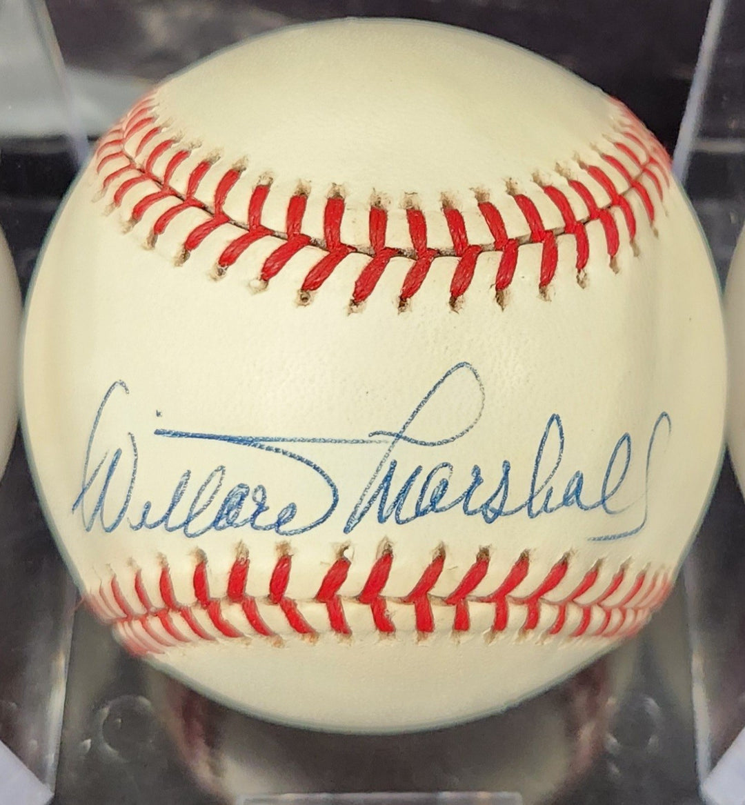 Williard Marshall Signed National League Baseball New York Giants COA