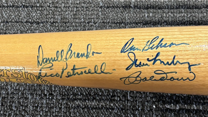1967 Red Sox Impossible Dream Team Signed Bat Yaz Williams Scott 111/250 JSA