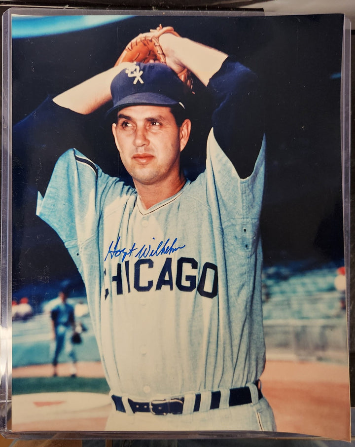 Hoyt Wilhelm Signed 8x10 Photo Chicago White Sox Giants Orioles HOF COA
