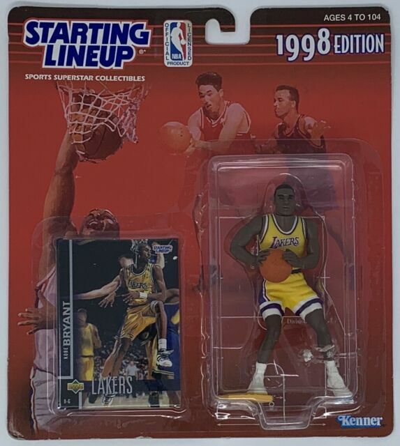 LA Lakers Starting Lineup 1998 Edition Kobe Bryant Sealed NBA Figure New